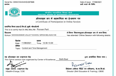 Content and Time Management