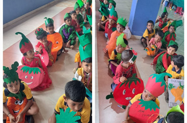 KG Students Veggie Parade