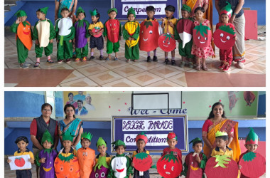 KG Students Veggie Parade
